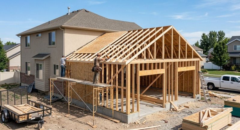 Wood Garage Installation in South Houston, TX