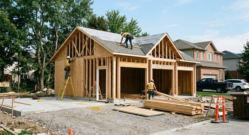Attached Garage Construction in Conroe, TX