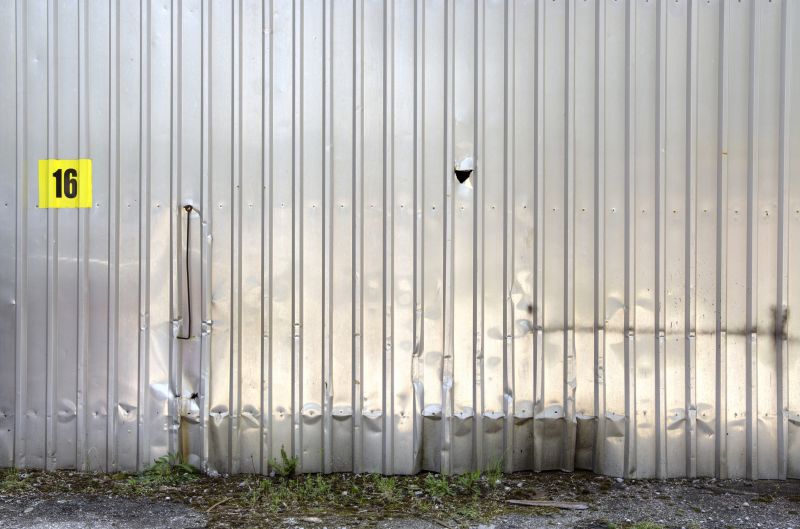 Damaged Garage Door Panel