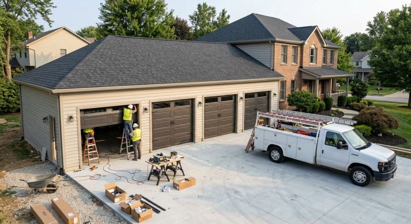 Four Car Garage Installation in Charleston, SC