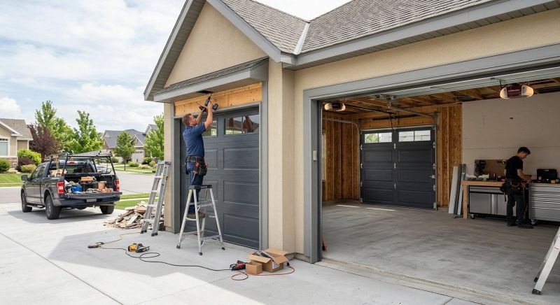 Three Car Garage Installation in Conroe, TX
