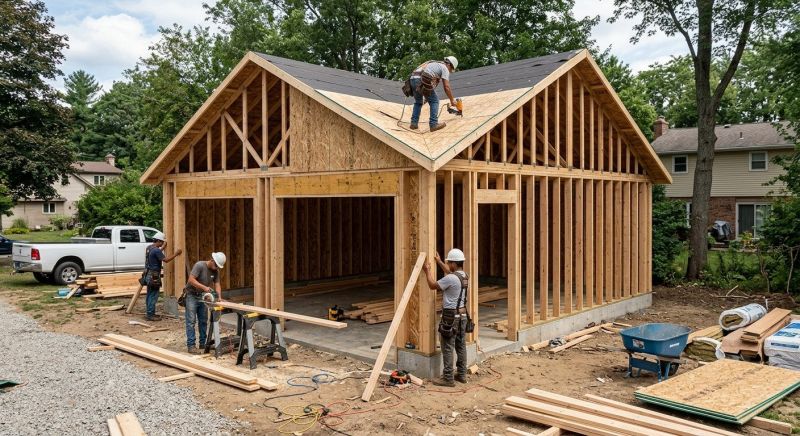 Wood Garage Installation in Las Vegas, NV